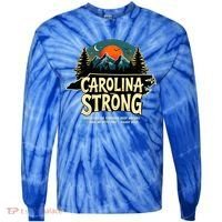 Strong Nc State Carolina Strong Support & Pray For Carolina Tie-Dye Long Sleeve Shirt thumb 0