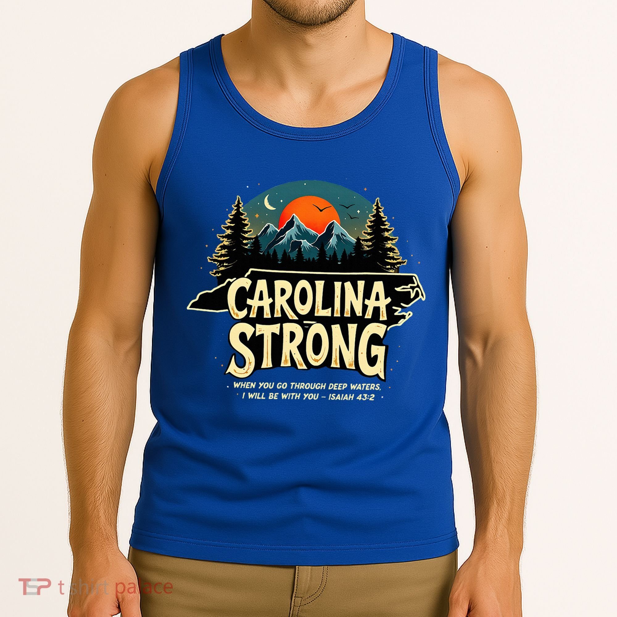 Strong Nc State Carolina Strong Support & Pray For Carolina Tank Top