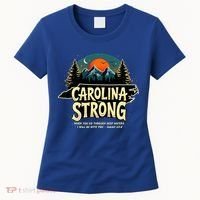 Strong Nc State Carolina Strong Support & Pray For Carolina Women's T-Shirt thumb 0