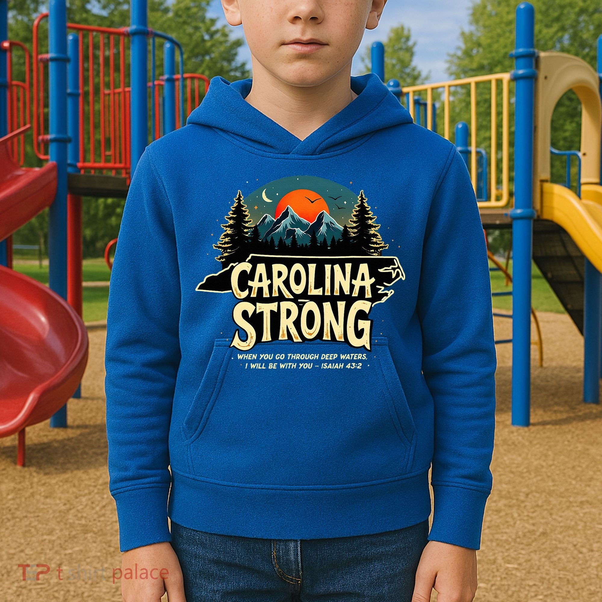 Strong Nc State Carolina Strong Support & Pray For Carolina Kids Hoodie
