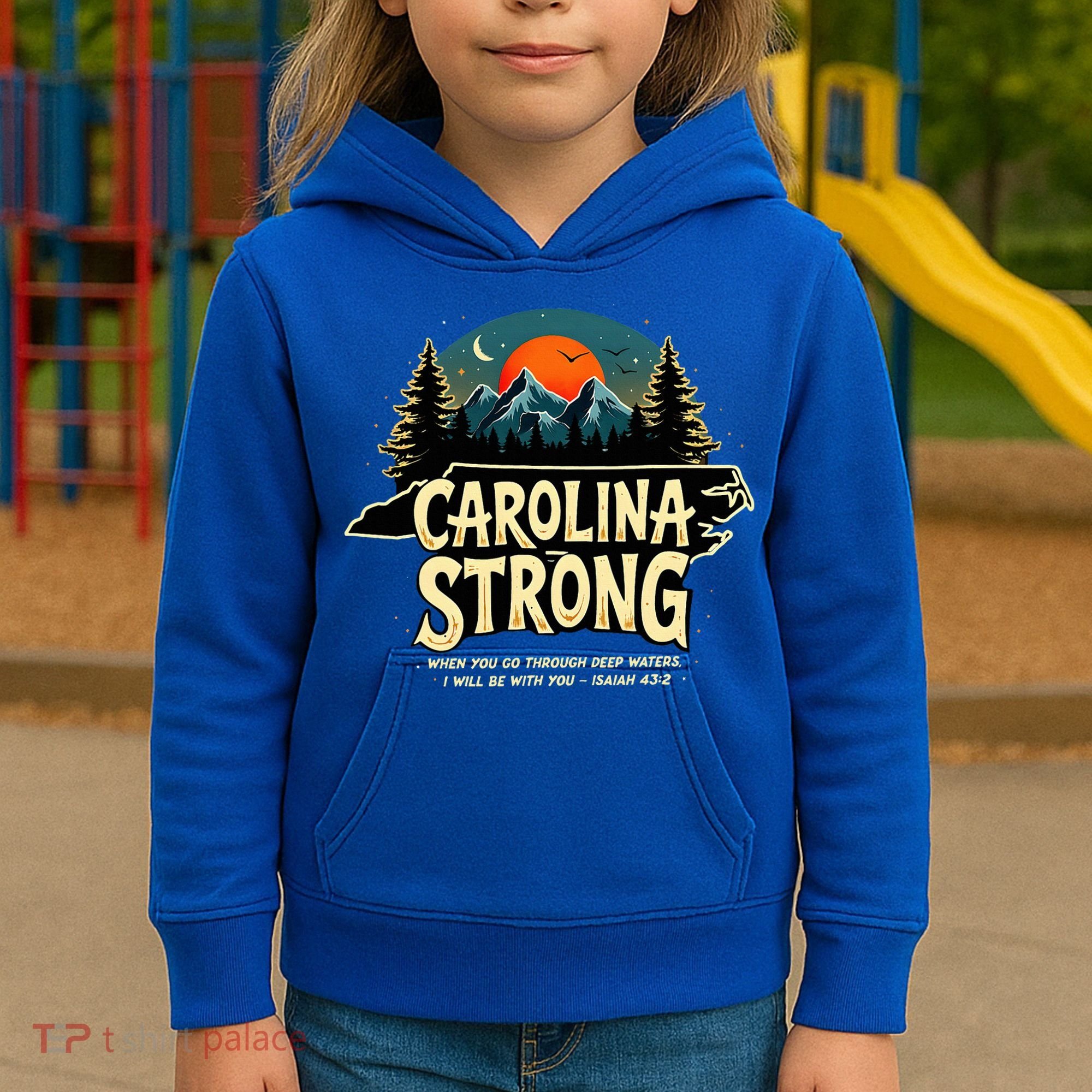 Strong Nc State Carolina Strong Support & Pray For Carolina Kids Hoodie