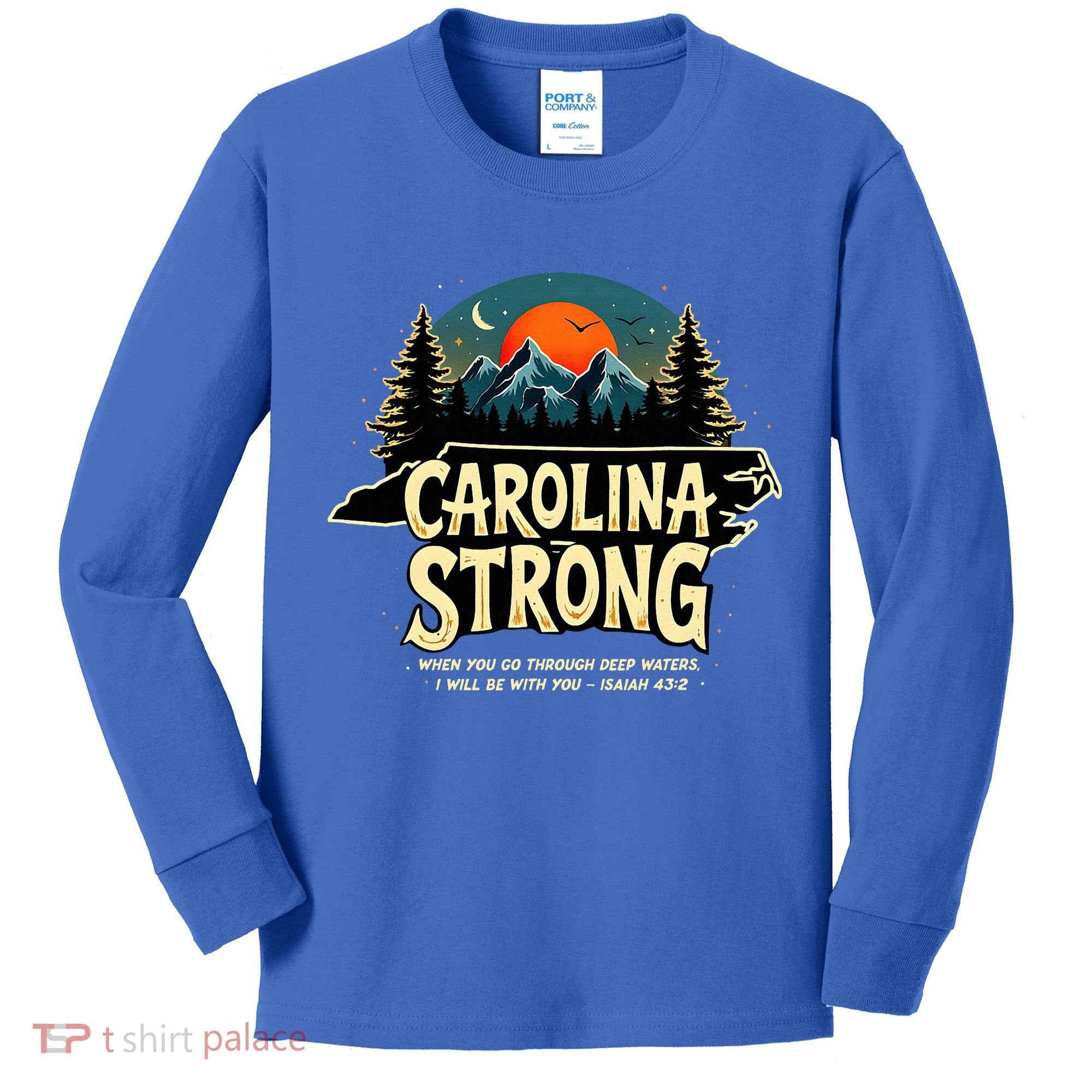 Strong Nc State Carolina Strong Support & Pray For Carolina Kids Long Sleeve Shirt