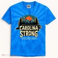 Strong Nc State Carolina Strong Support & Pray For Carolina Kids Tie-Dye T-Shirt thumb 0