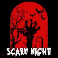 Scary Night Spooky Graveyard Halloween USA-Made Doggie Bandana thumb 2