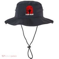 Scary Night Spooky Graveyard Halloween Bucket Hat thumb 0