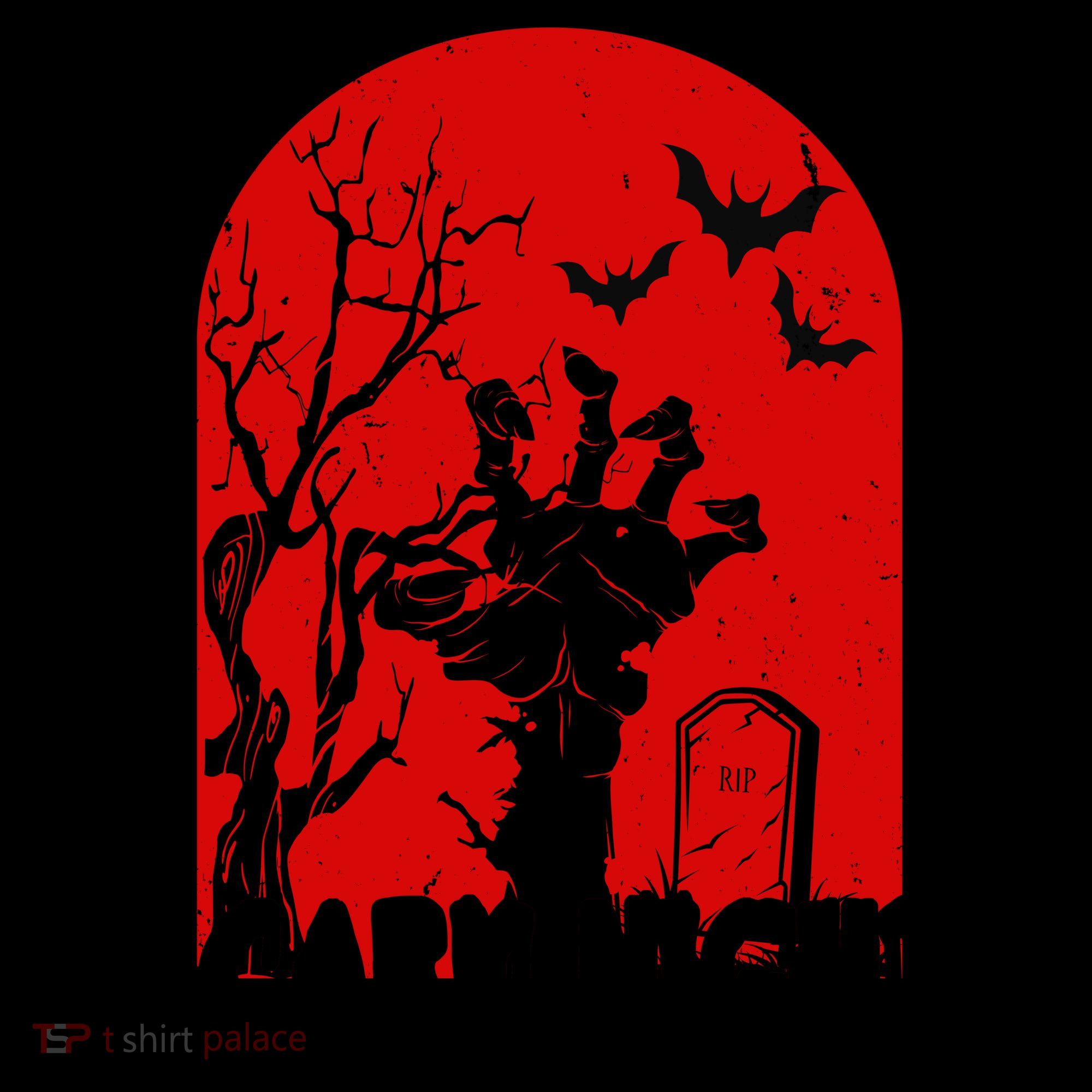 Scary Night Spooky Graveyard Halloween Coffee Mug