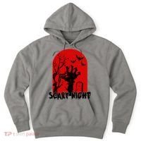 Scary Night Spooky Graveyard Halloween Hoodie thumb 0