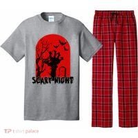 Scary Night Spooky Graveyard Halloween Pajama Set thumb 0
