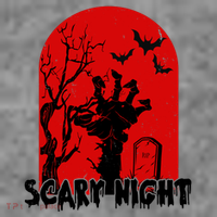 Scary Night Spooky Graveyard Halloween Women's Hoodie thumb 2