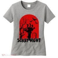 Scary Night Spooky Graveyard Halloween Women's T-Shirt thumb 0