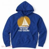 Sailing Nautical Sailor Great Gift Captain Sail Anchor Funny Sailing Meaningful Hoodie thumb 0