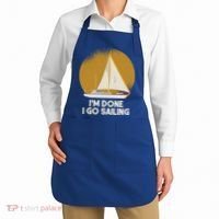 Sailing Nautical Sailor Great Gift Captain Sail Anchor Funny Sailing Meaningful Apron thumb 2