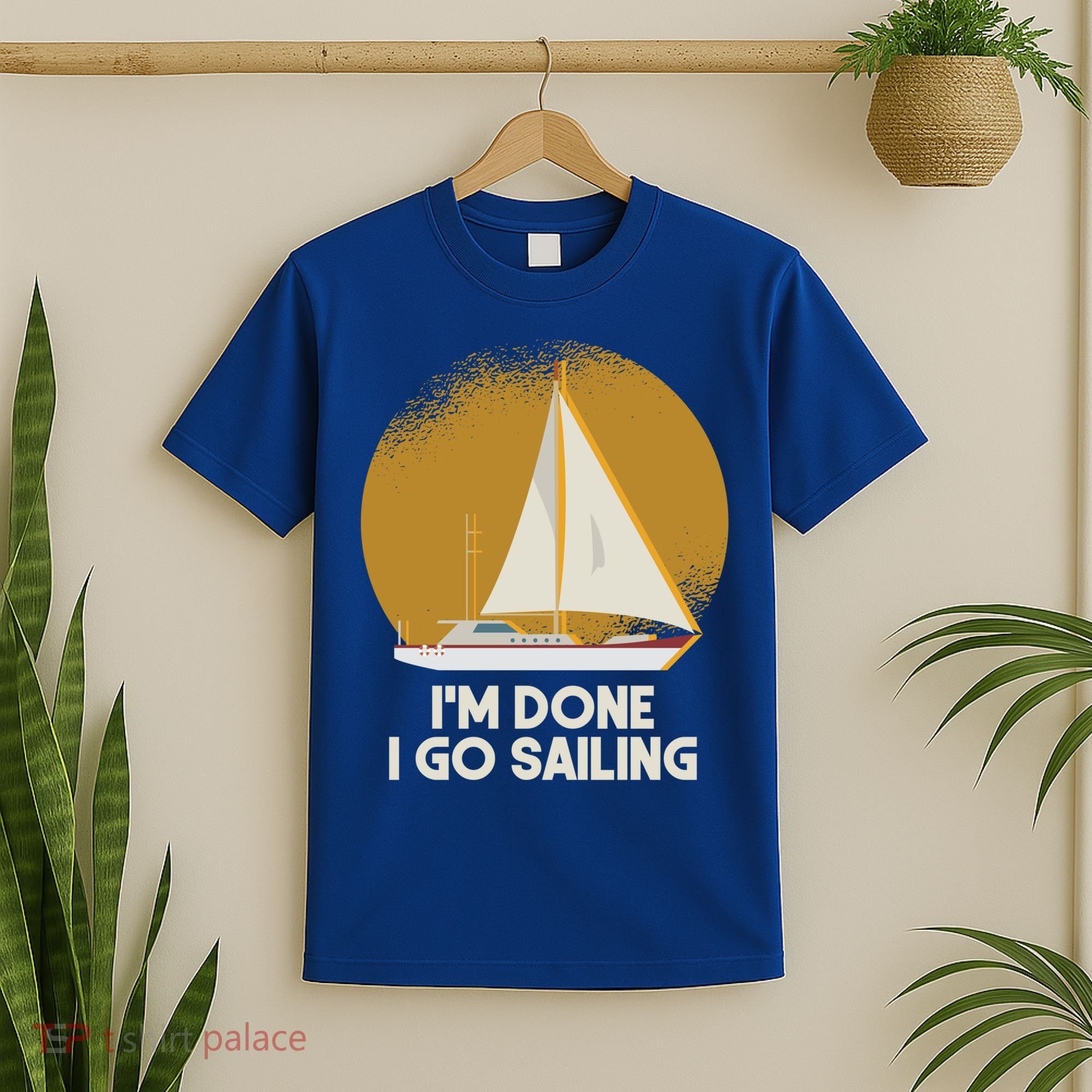 Sailing Nautical Sailor Great Gift Captain Sail Anchor Funny Sailing Meaningful T-Shirt