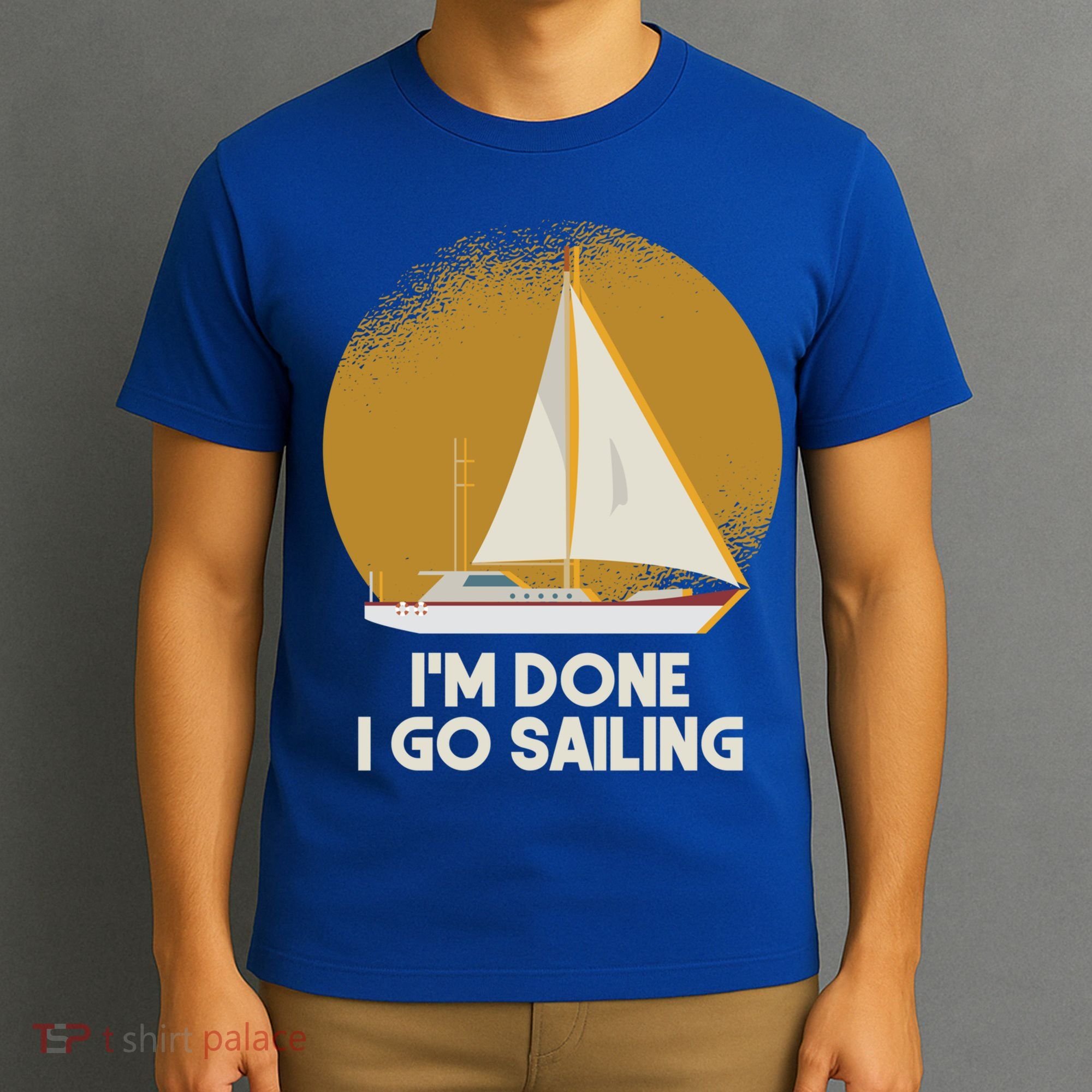 Sailing Nautical Sailor Great Gift Captain Sail Anchor Funny Sailing Meaningful T-Shirt