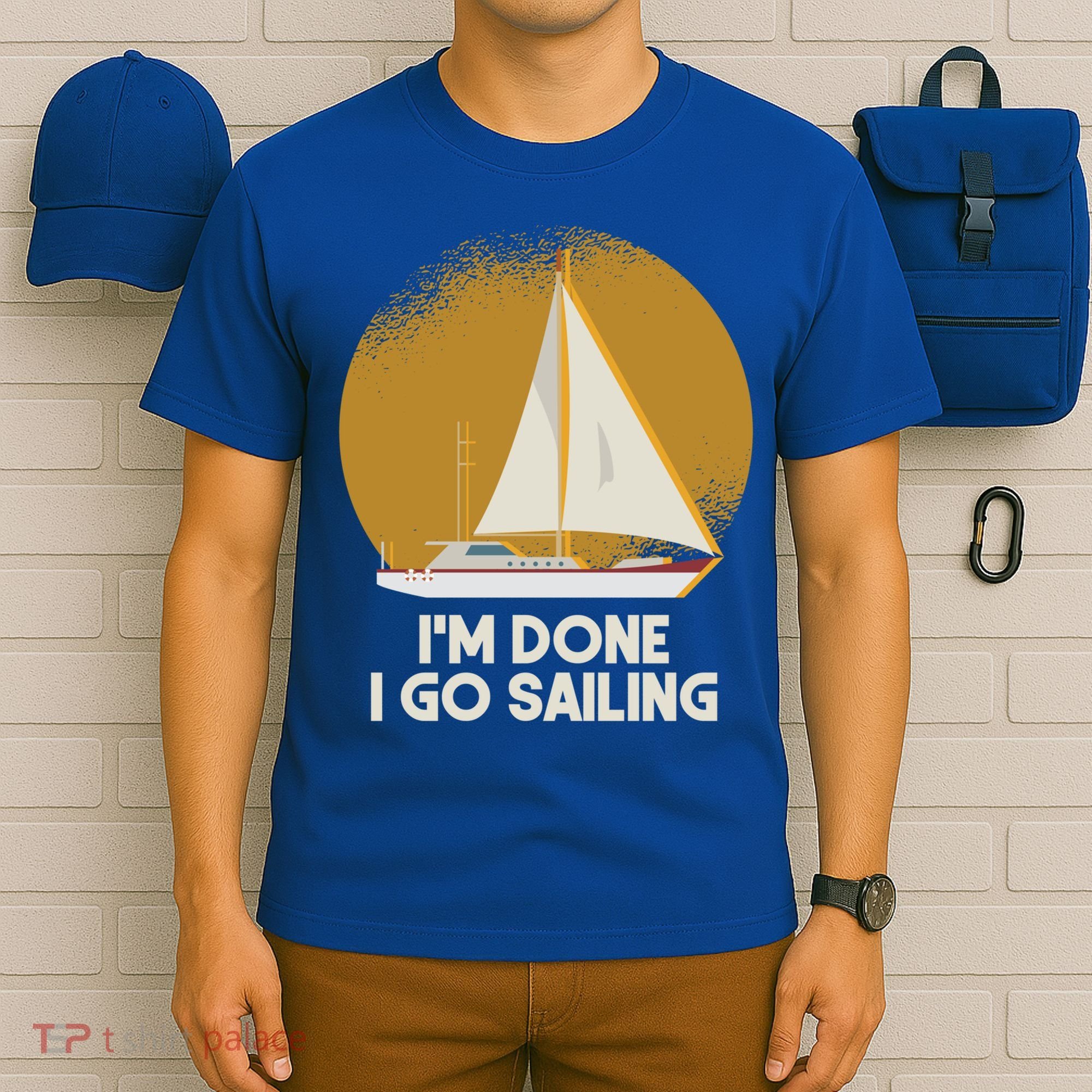 Sailing Nautical Sailor Great Gift Captain Sail Anchor Funny Sailing Meaningful T-Shirt