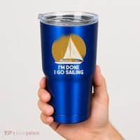 Sailing Nautical Sailor Great Gift Captain Sail Anchor Funny Sailing Meaningful Tumbler thumb 2