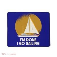 Sailing Nautical Sailor Great Gift Captain Sail Anchor Funny Sailing Meaningful Mousepad thumb 0