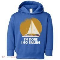 Sailing Nautical Sailor Great Gift Captain Sail Anchor Funny Sailing Meaningful Toddler Hoodie thumb 0
