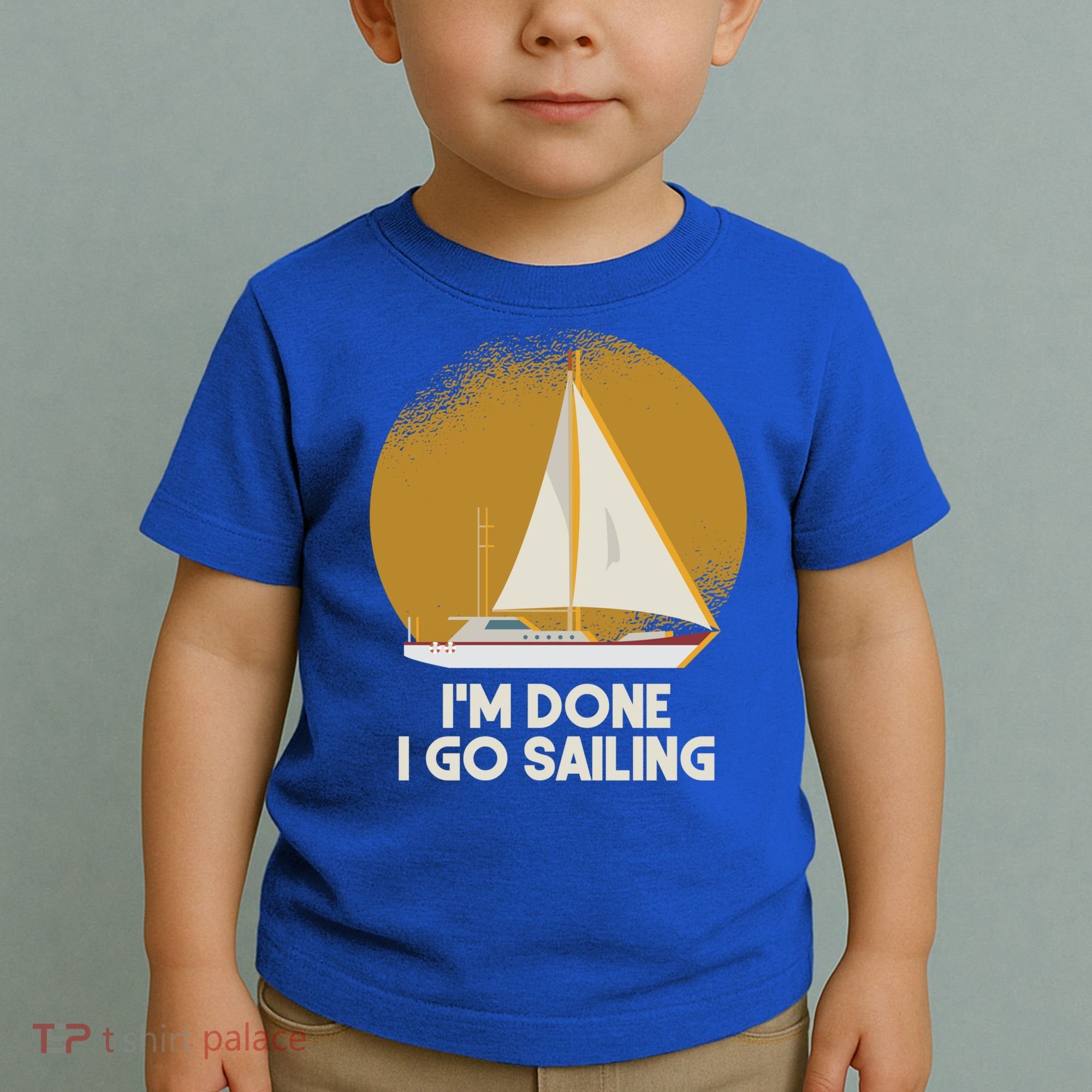 Sailing Nautical Sailor Great Gift Captain Sail Anchor Funny Sailing Meaningful Toddler T-Shirt