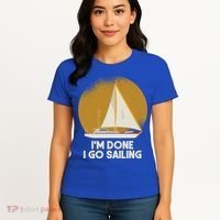 Sailing Nautical Sailor Great Gift Captain Sail Anchor Funny Sailing Meaningful Women's T-Shirt thumb 4