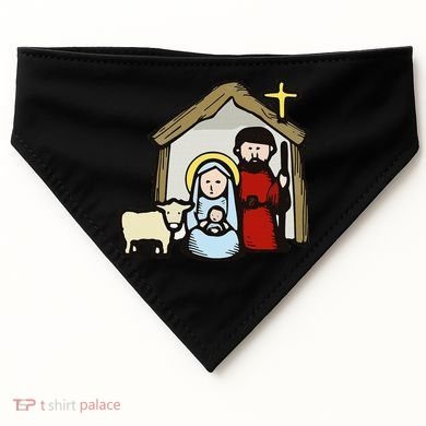 Simple Nativity  USA-Made Doggie Bandana
