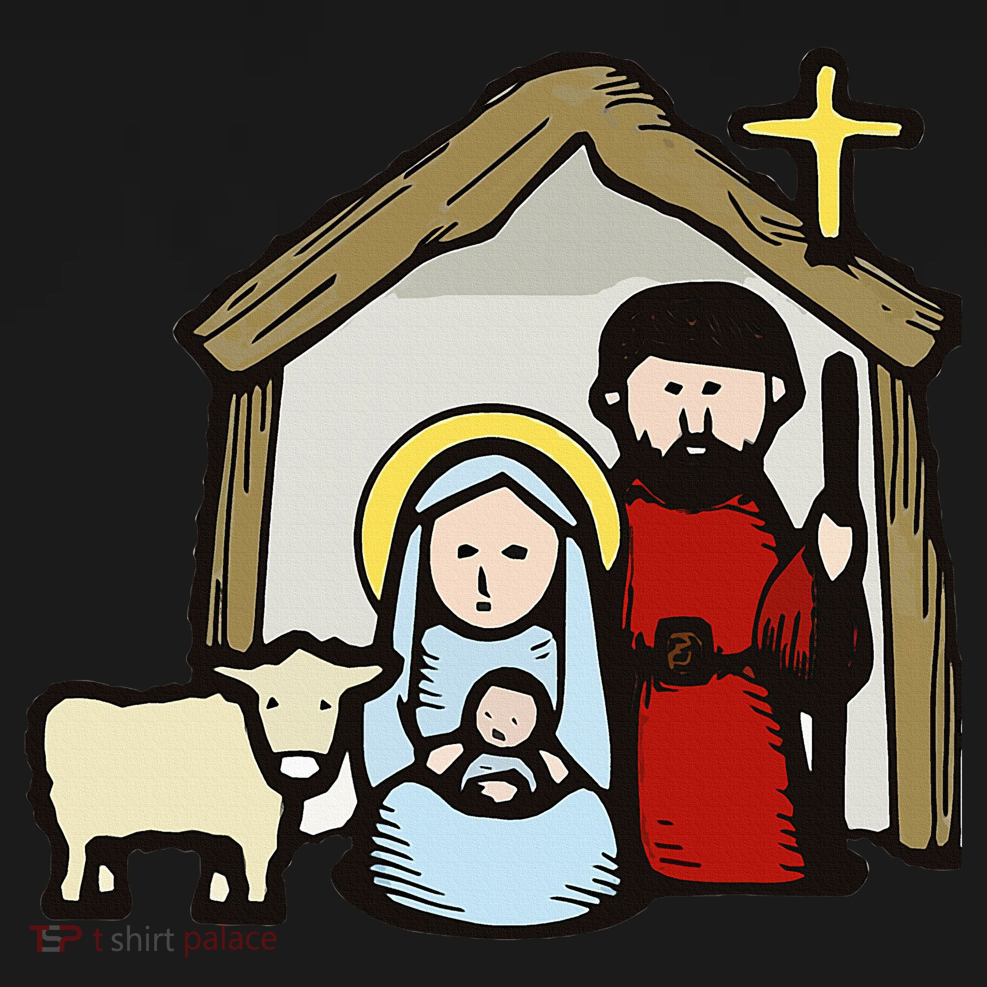 Simple Nativity  Pajama Set