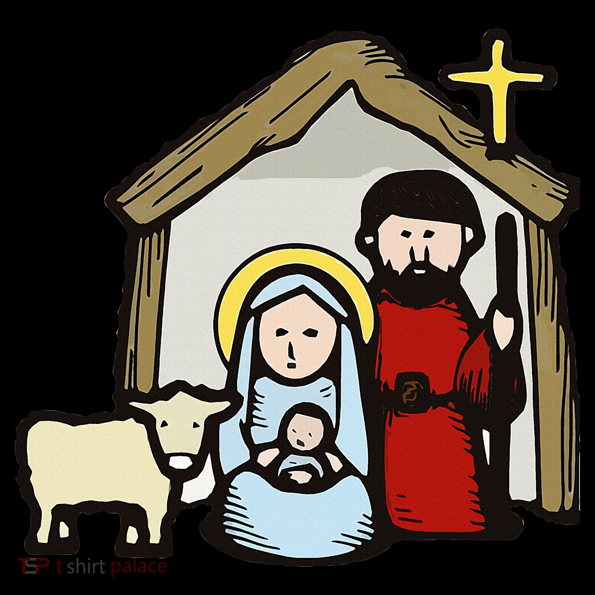 Simple Nativity  Ornament