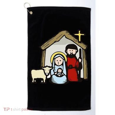 Simple Nativity  Golf Towel