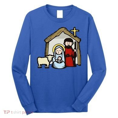 Simple Nativity  Long Sleeve Shirt