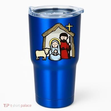 Simple Nativity  Tumbler