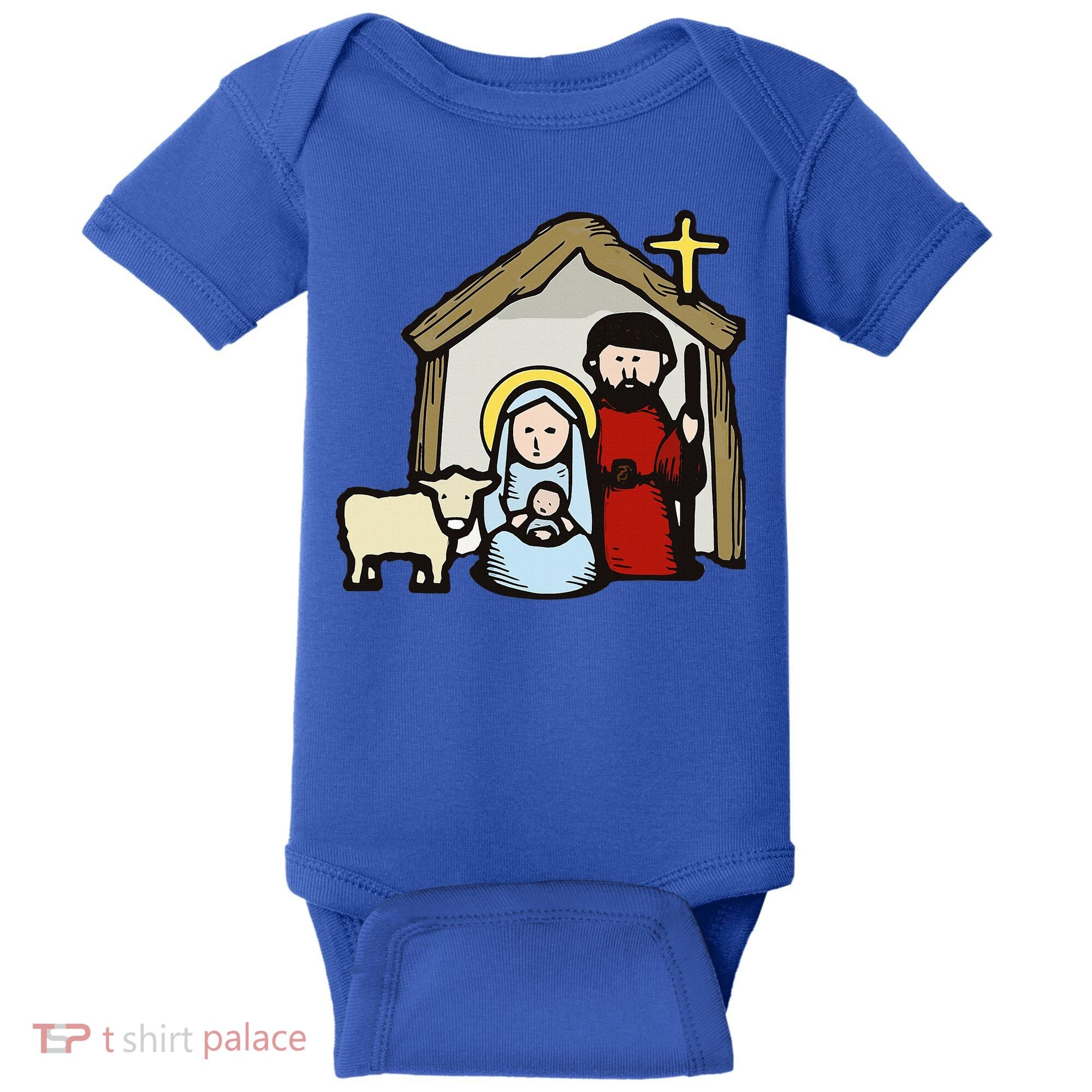 Simple Nativity  Baby Bodysuit