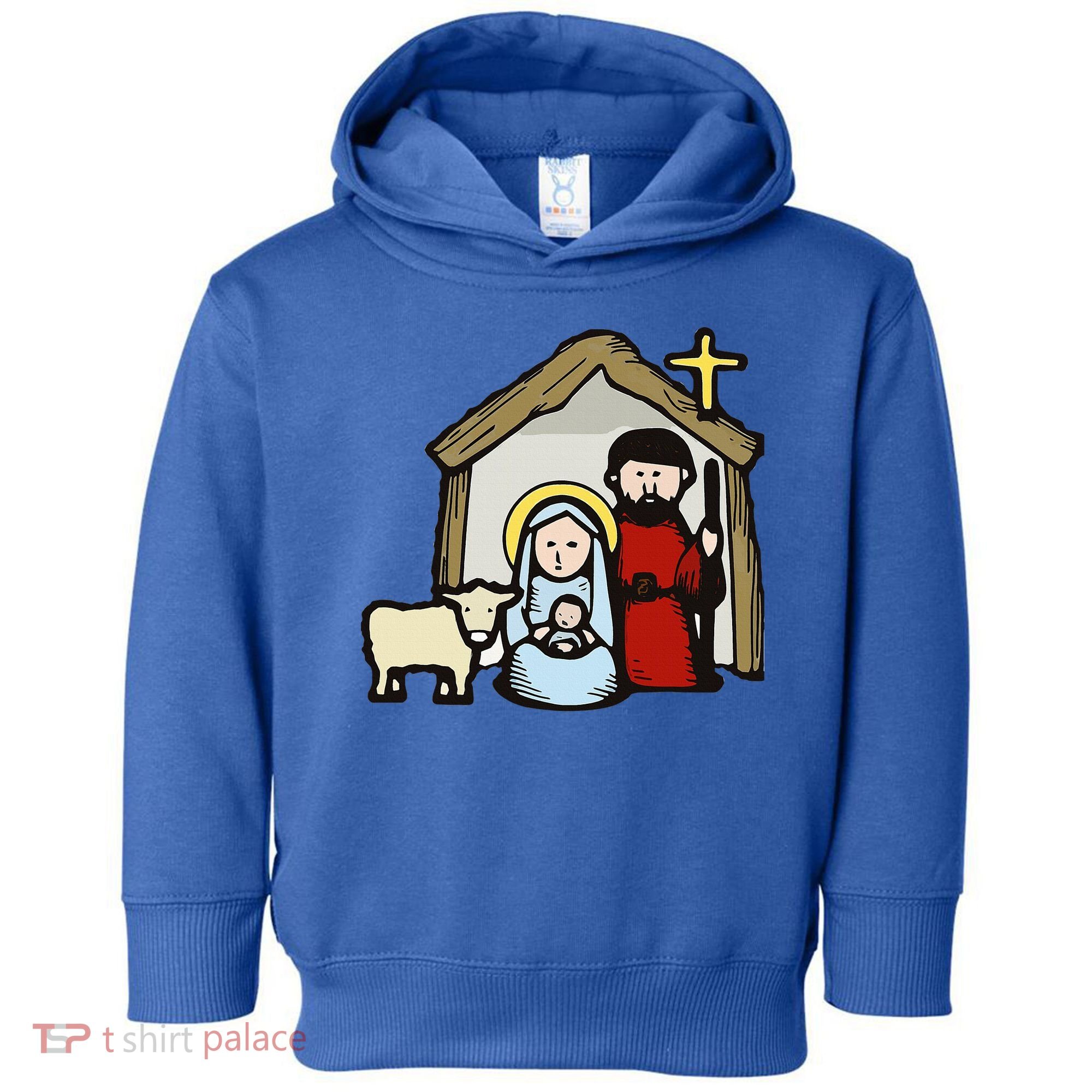 Simple Nativity  Toddler Hoodie