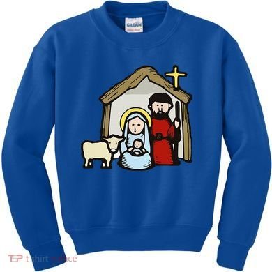 Simple Nativity  Kids Sweatshirt