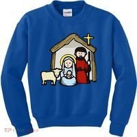 Simple Nativity  Kids Sweatshirt thumb 0