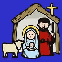 Simple Nativity  Kids Sweatshirt thumb 2