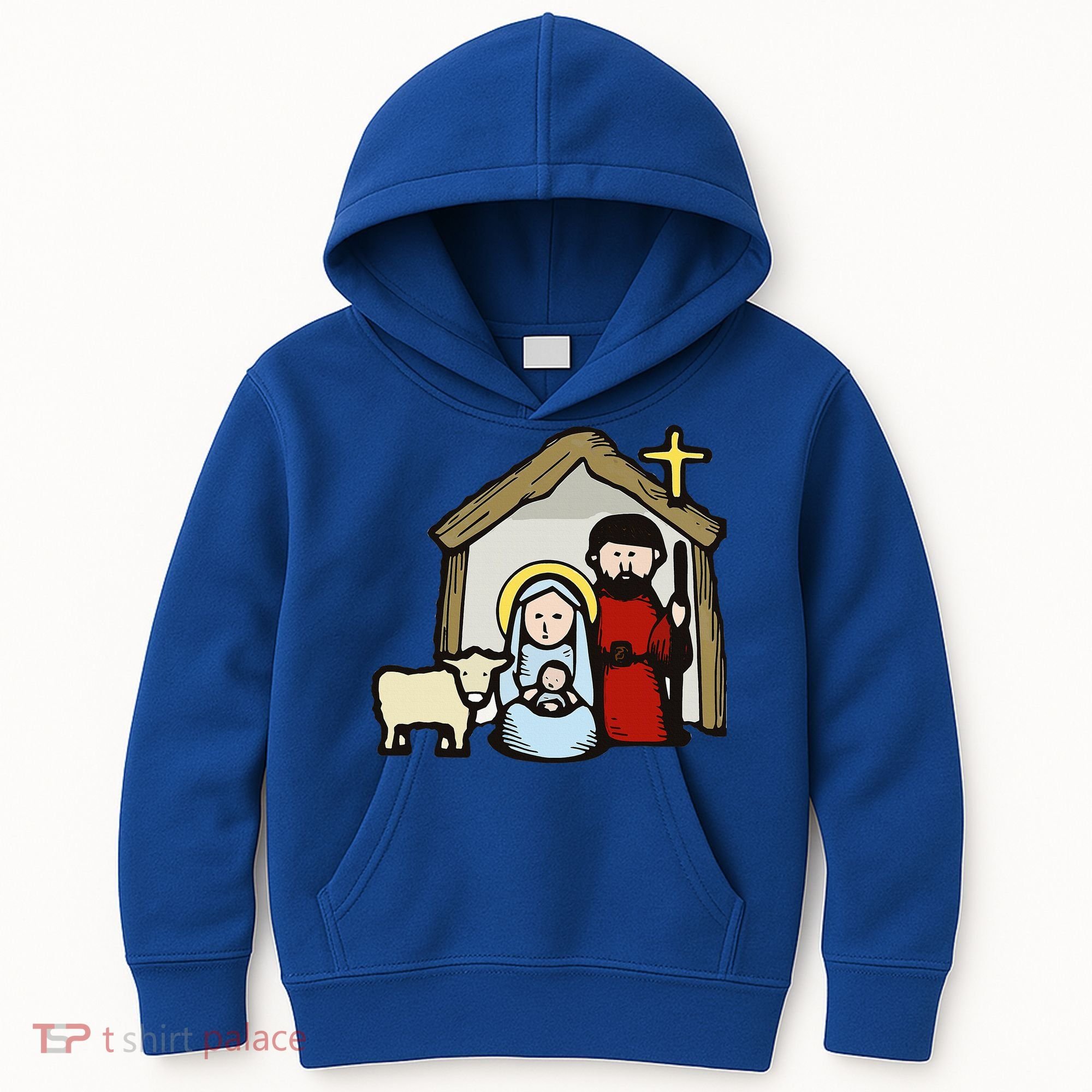 Simple Nativity  Kids Hoodie