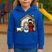 Simple Nativity  Kids Hoodie thumb 3