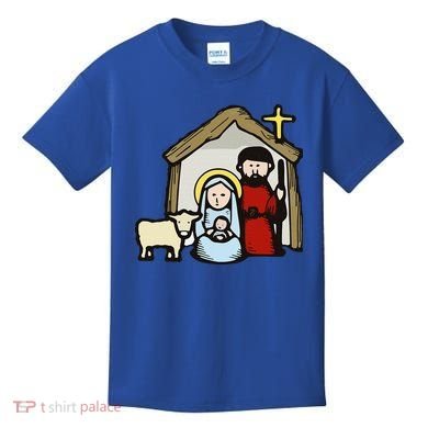 Simple Nativity  Kids T-Shirt