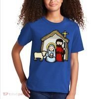 Simple Nativity  Kids T-Shirt thumb 2