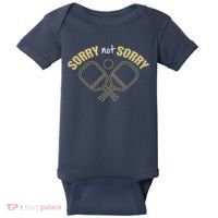Sorry Not Sorry Pickleball Baby Bodysuit thumb 0