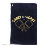 Sorry Not Sorry Pickleball Golf Towel thumb 0