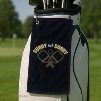Sorry Not Sorry Pickleball Golf Towel thumb 2