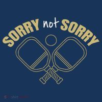 Sorry Not Sorry Pickleball Kids T-Shirt thumb 4