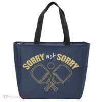 Sorry Not Sorry Pickleball Tote Bag thumb 0