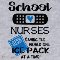 School Nurse Saving The World One Ice Pack At A Time! Women's Sweatshirt thumb 2