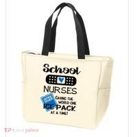 School Nurse Saving The World One Ice Pack At A Time! Tote Bag thumb 3