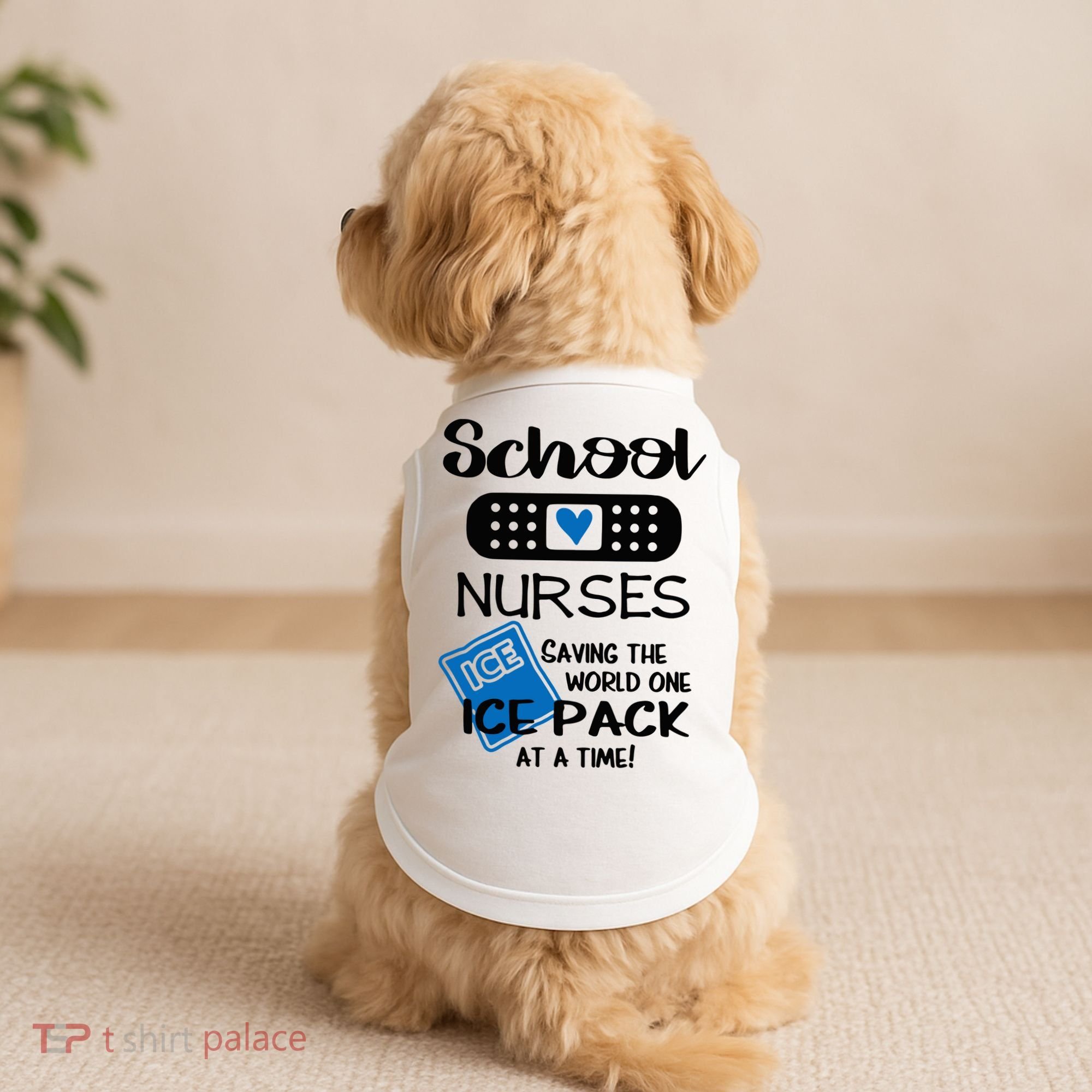 School Nurse Saving The World One Ice Pack At A Time! Doggie Tank