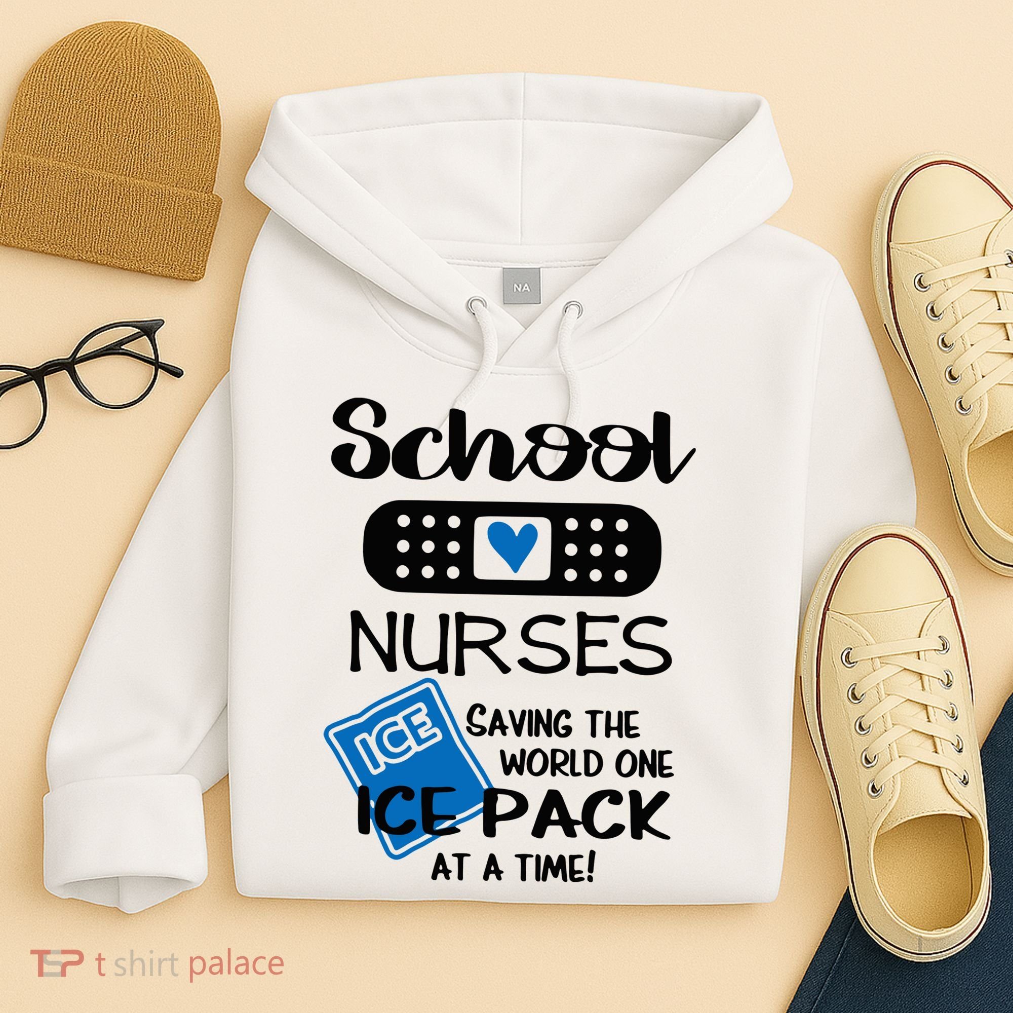 School Nurse Saving The World One Ice Pack At A Time! Hoodie