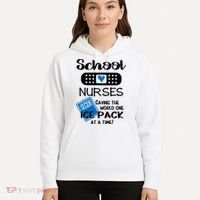 School Nurse Saving The World One Ice Pack At A Time! Hoodie thumb 5