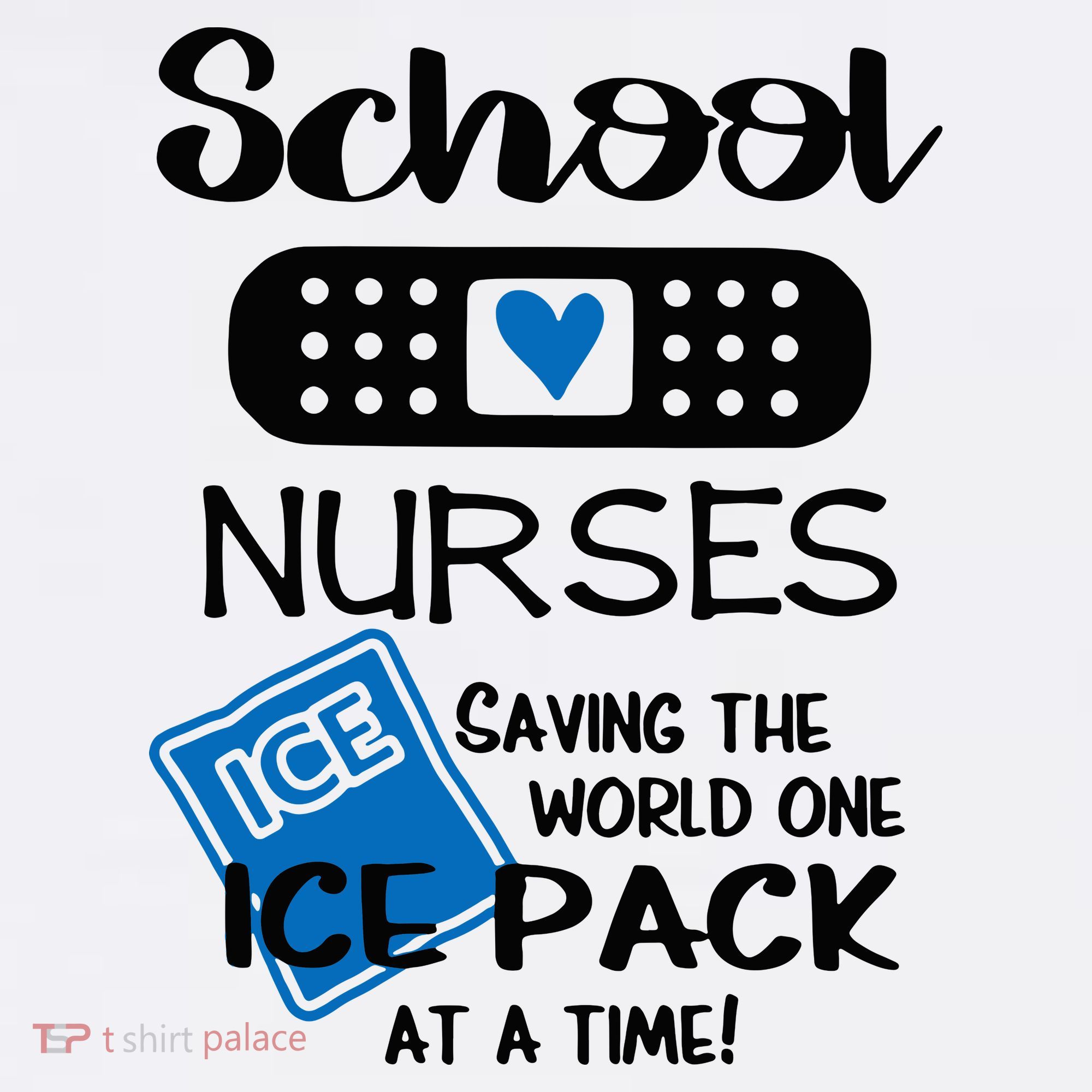 School Nurse Saving The World One Ice Pack At A Time! Long Sleeve Shirt